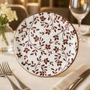 202mm Commercial Coupe Plates Brown - 12 Pack