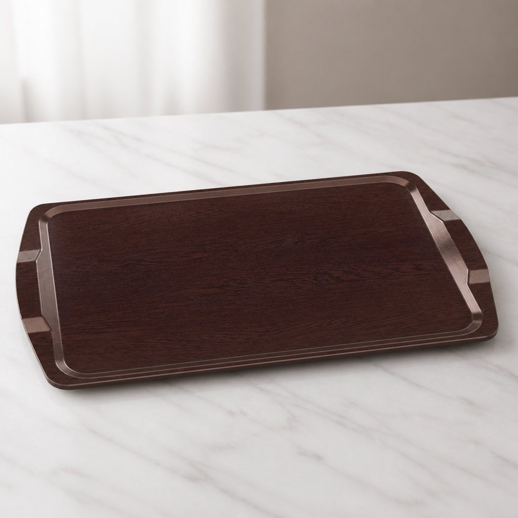 Commercial Venge Laminate Room Service Tray 640mm x 400mm