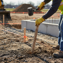 Premium Wooden Marking Out Stakes 1500mm / 60 Inch - Durable and Reliable for Ground Marking