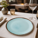 Commercial Coupe Plates Turquoise 260mm - 12 Pack