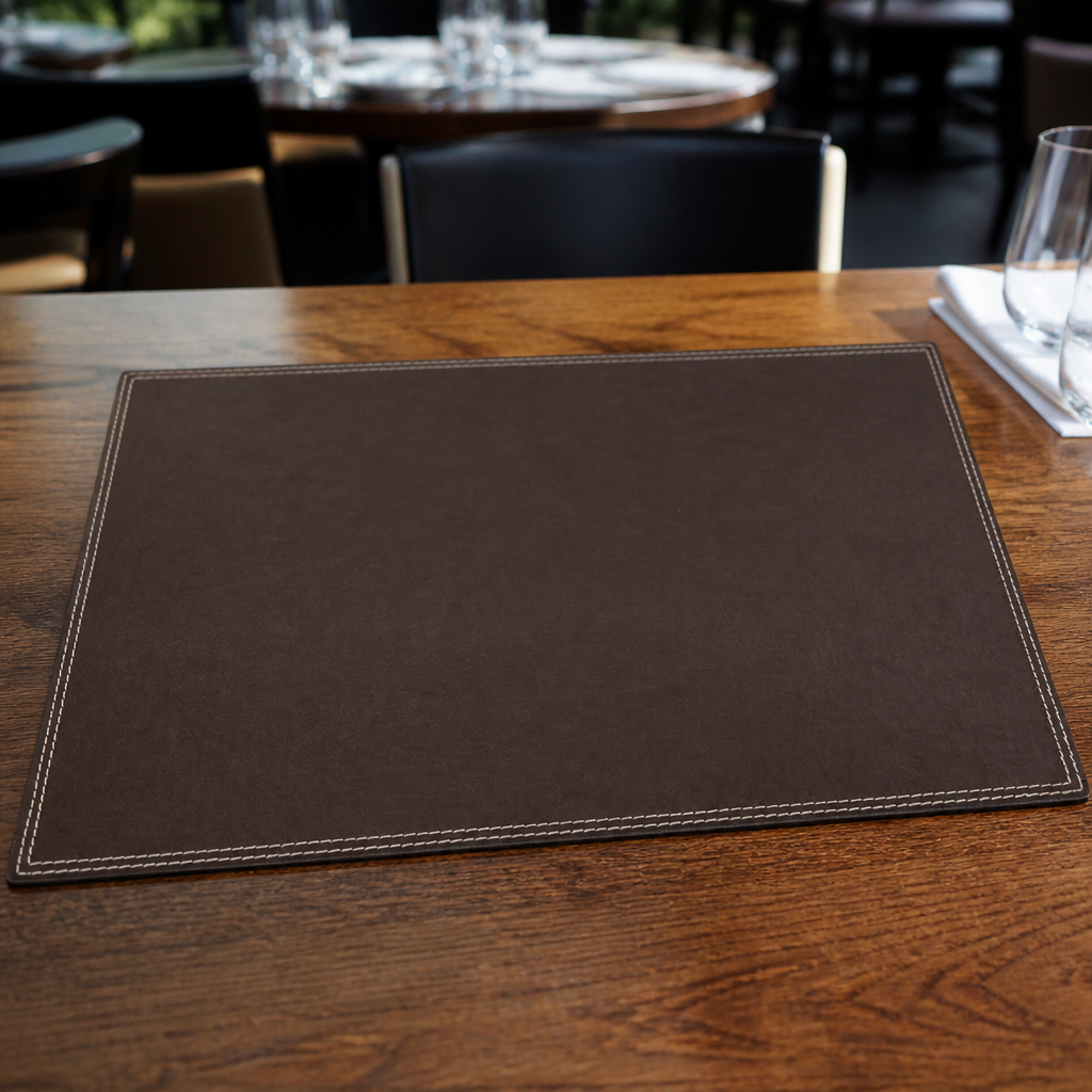 Large Faux Leather Placemats for commercial catering venues