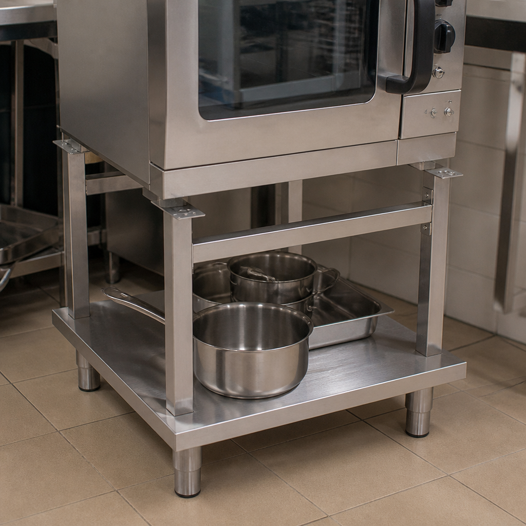 Commercial Stainless Steel Stand for 600mm Countertop Models
