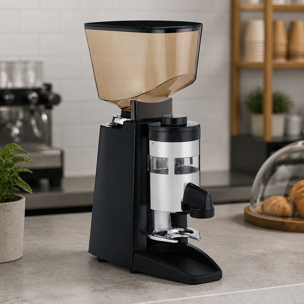 Commercial Silent Espresso Coffee Grinder with Dispenser 40kg