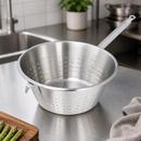 28cm Commercial Stainless Steel Conical Colander with Hook