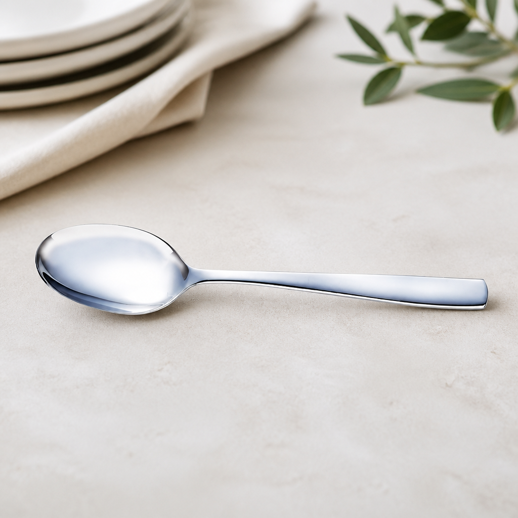 Commercial Stainless Steel Serving Spoons 12 Pack 260mm