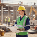 Premium Hi-Viz Emerald Green Waistcoat with Contrast Trim and Velcro Fastening - Sizes S to 4XL