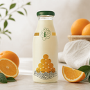 250ml Commercial Fresh Orange Juice Glass Bottles 12 Pack
