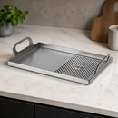 Commercial Plancha Plate 402mm Stainless Steel for Grill