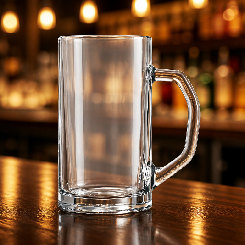 Commercial Beer Mugs 640ml Nucleated Tankards 6 Pack