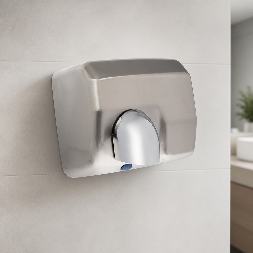 Commercial Automatic Hand Dryer Stainless Steel 2.5kW Capacity
