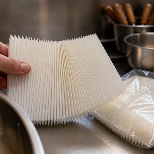 Commercial Frying Oil Filter Papers 100 Pack for Filtration