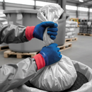 Premium High-Performance Blue Grip Latex Gloves Size 9 Pack of 48 - Durable, Flexible, and Ideal for Wet Conditions