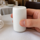 Commercial Whiteware Pepper Shakers 80mm - 12 Pack