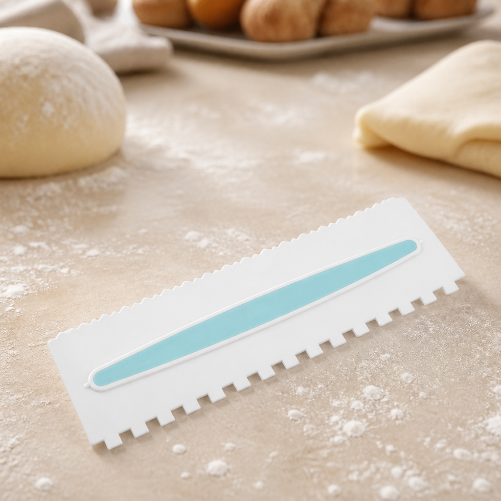 Set of 3 commercial cake decorating icing combs