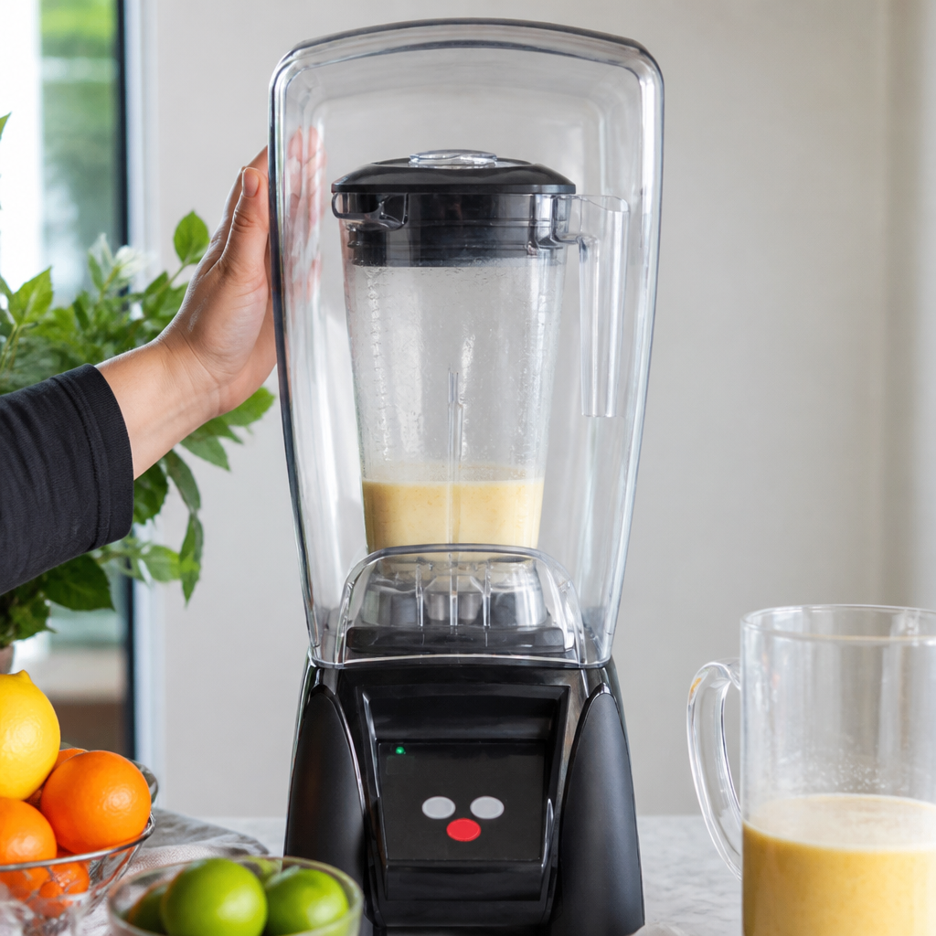 2Ltr Commercial Bar Blender with Sound Enclosure and BPA Free Jug