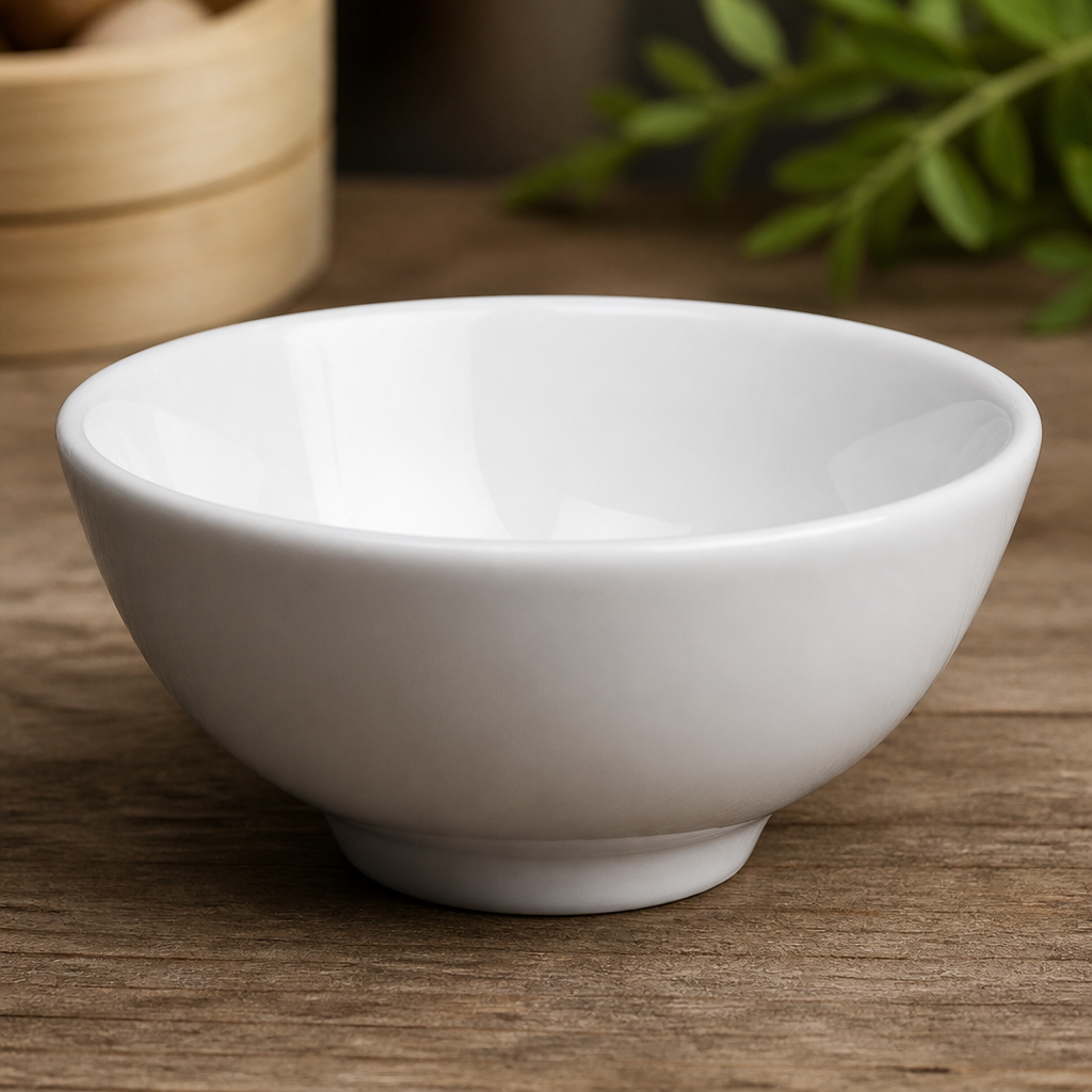 Commercial Porcelain Rice Bowls 115mm 220ml - 24 Pack