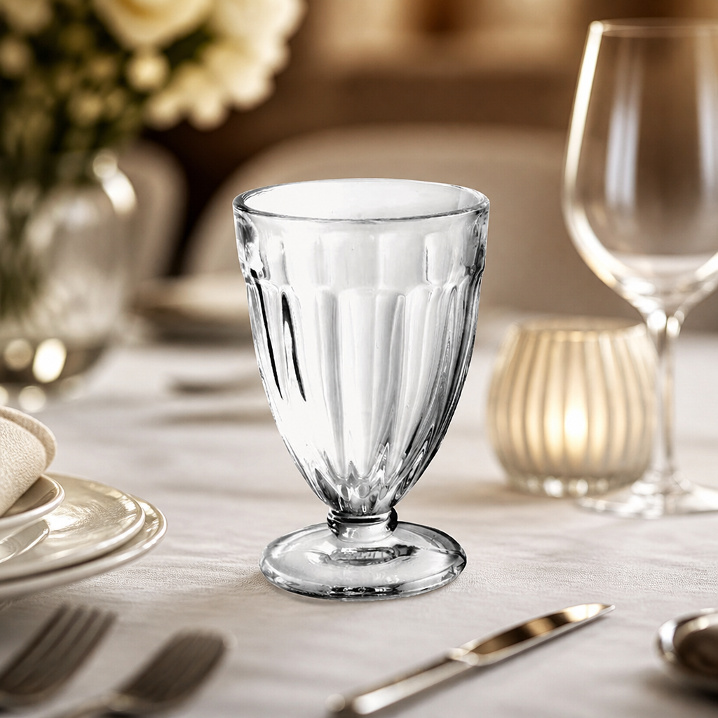 320ml retro style commercial sundae glasses 6 pack