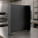 Commercial Oven Rear Cover Panel 560mm x 465mm Black