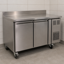 Commercial Double Door Counter Freezer 282Ltr Capacity