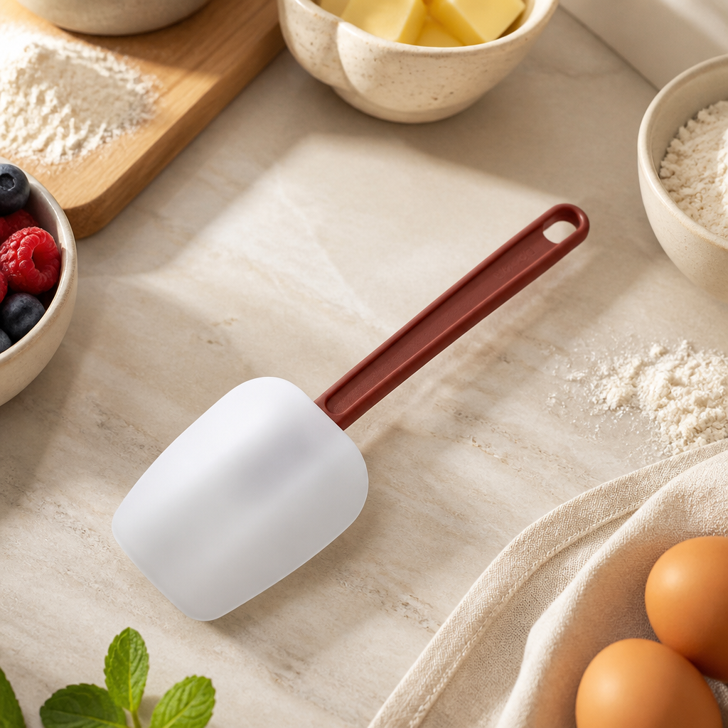 Heat Resistant Silicone Spoonula 250mm Cooking Utensil