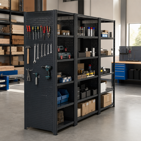 1775mm High Perforated Panel Racks with Hooks