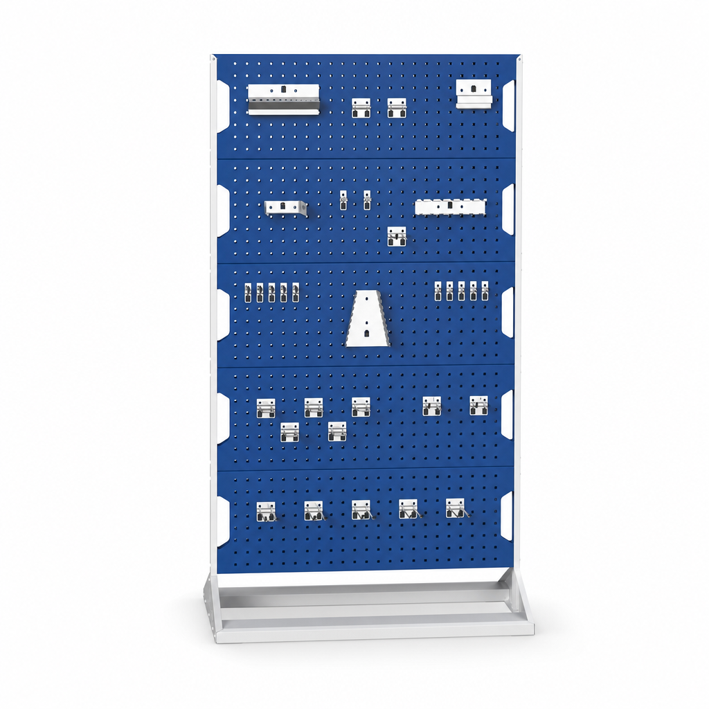 1775mm High Perforated Panel Racks with Hooks
