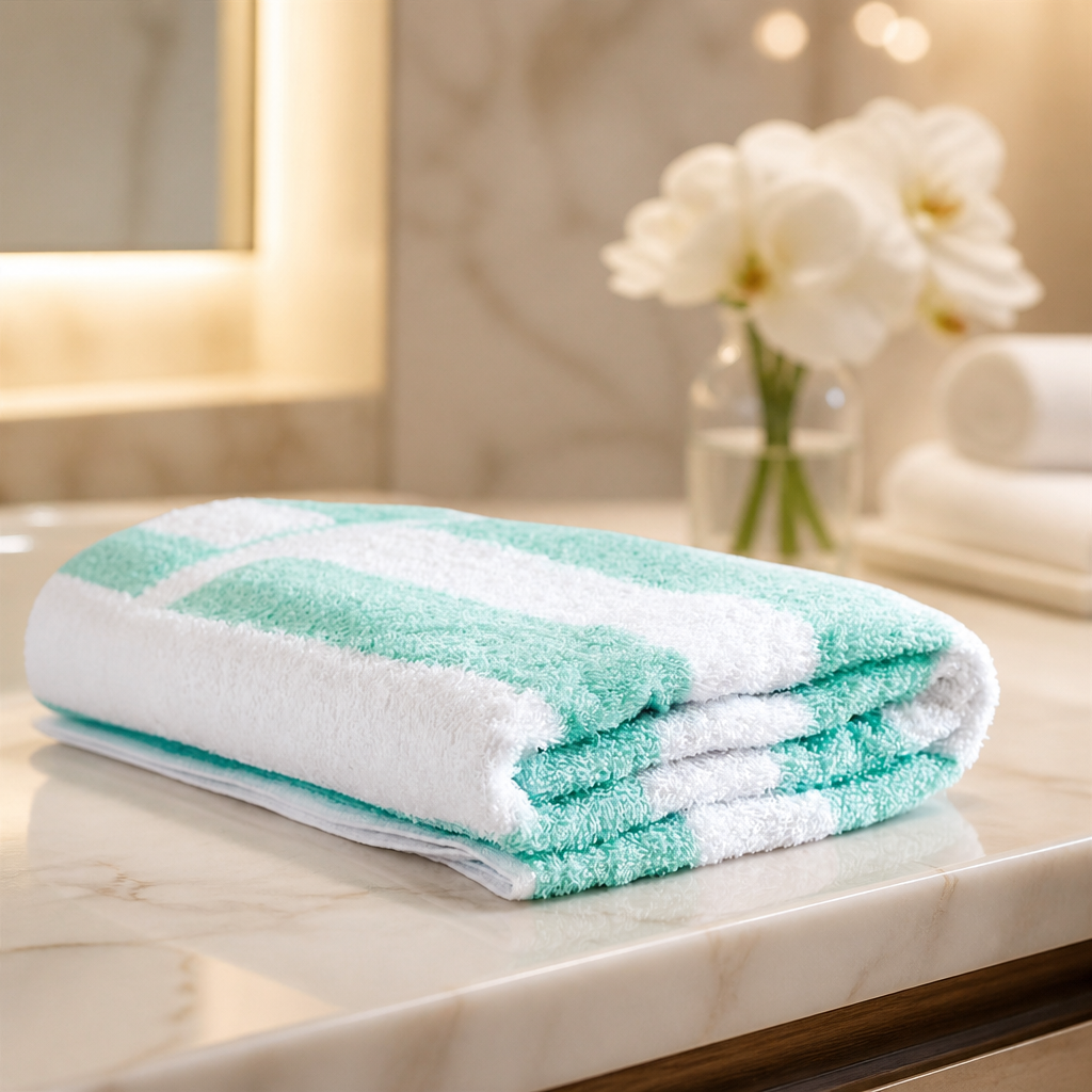 100% Cotton Mint Spa Towels 70x140cm, 420gsm