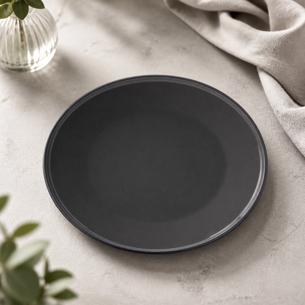 Commercial Slate Dinner Plates 225mm Set of 6