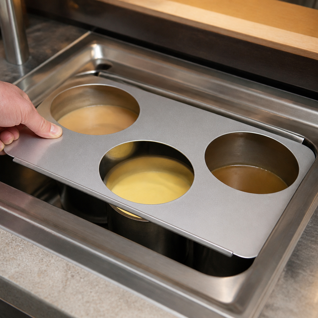 Commercial Sauce Warmer Adapter for Heated Wells