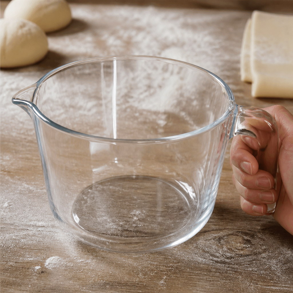 2000ml Commercial Glass Measuring Jug with Ergonomic Handle