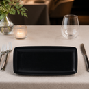 Commercial Vitrified Stoneware Rectangular Trays 360x171mm 4 Pack