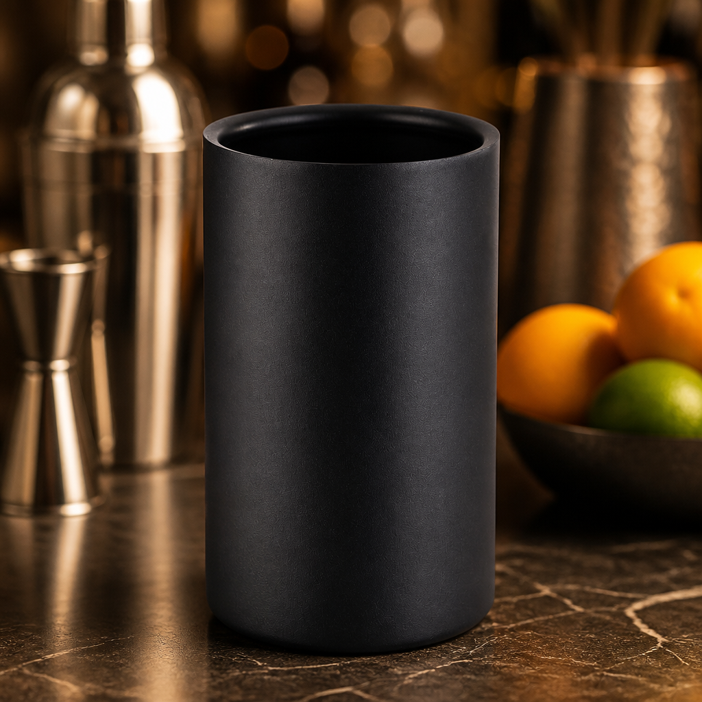 Commercial Bottle Cooler 120mm Diameter Stainless Steel Finish