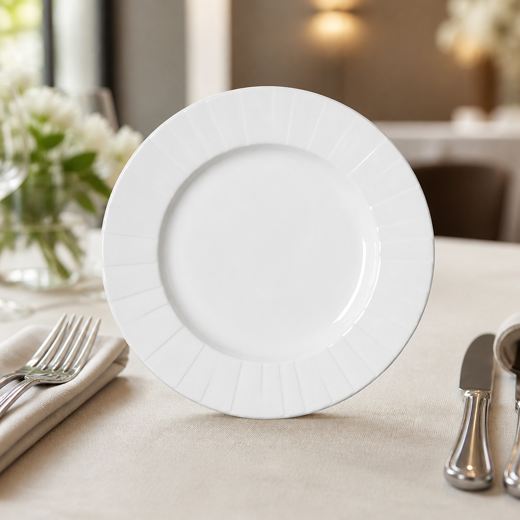 Mid Rim Plates 202.5mm - Commercial Dinnerware Set of 24