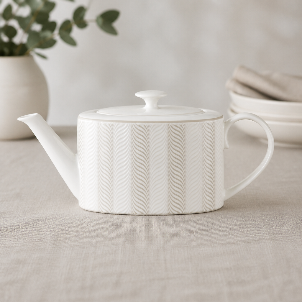Commercial 2-Cup Oval Teapots 550ml for Upscale Dining
