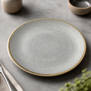 Commercial Stonecast Coupe Plates Grey 260mm - 12 Pack