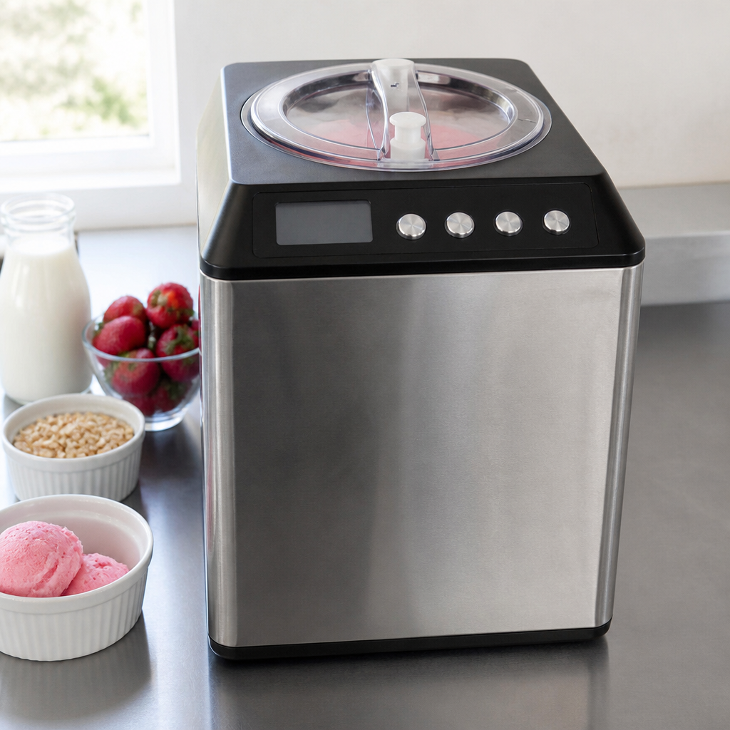 Commercial Ice Cream Maker 2Ltr with Built-In Freezer