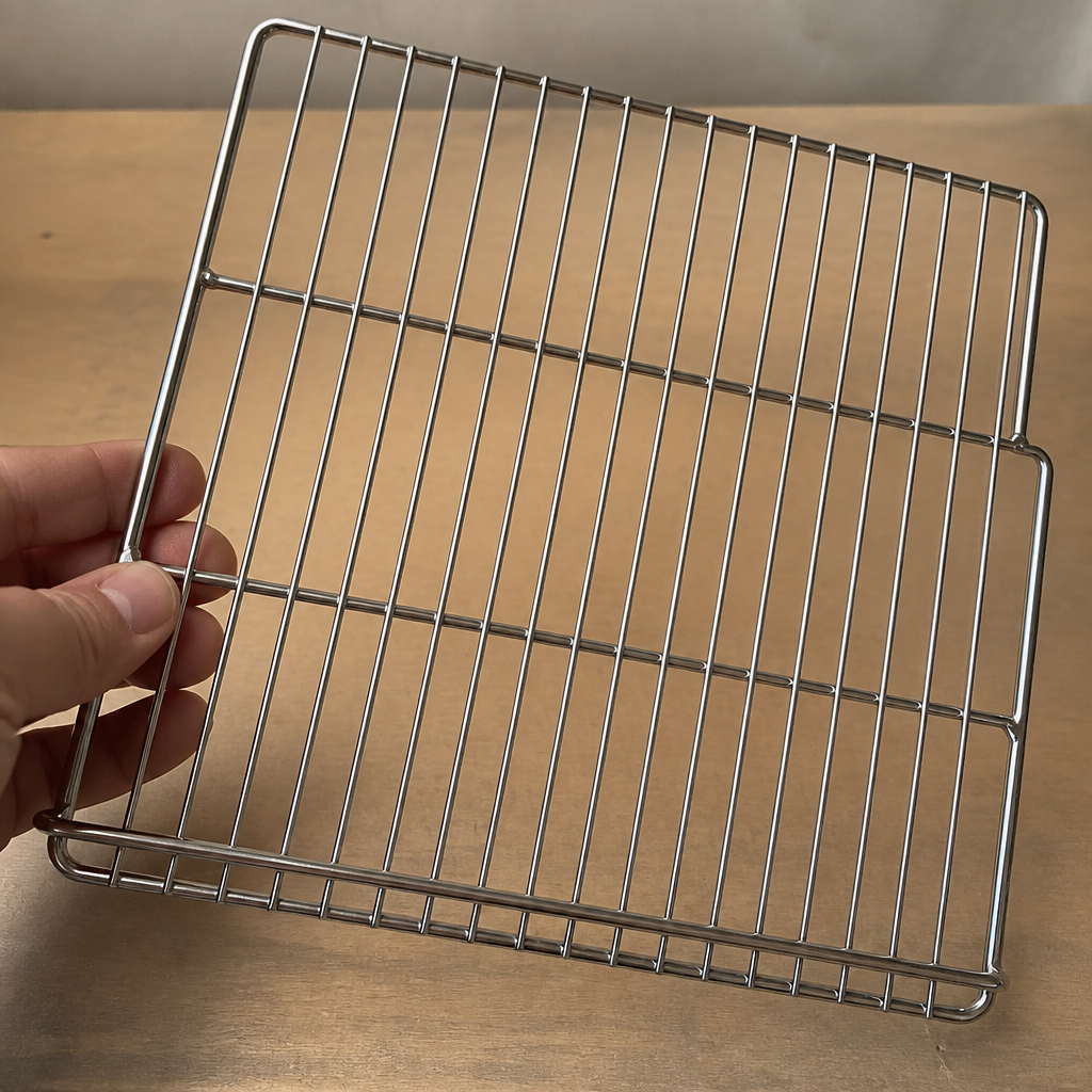 Commercial left-hand side shelf for beer fridge 400x350mm