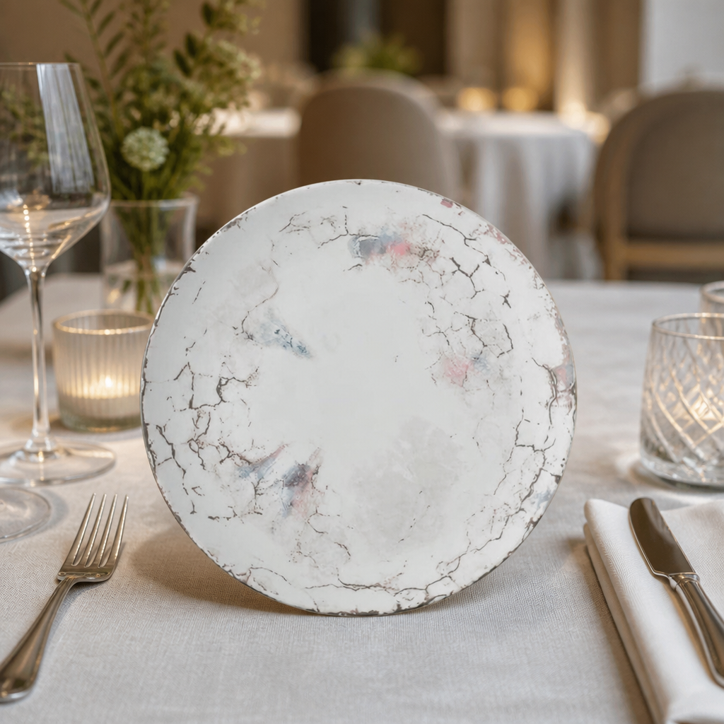Commercial Coupe Plates 300mm Porcelain Dishwasher Safe 6 Pack