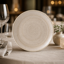 Commercial Stonecast Round Coupe Plates Nutmeg Cream 260mm 12 Pack