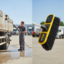 Premium Carwash Brush Attachment with Soft Touch Bristles for Pressure Washers - 350mm Cleaning Width and Durable Quick Release Coupling