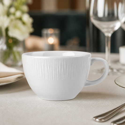 12oz Bamboo Tea Cups - Commercial Hot Beverage Serving Set