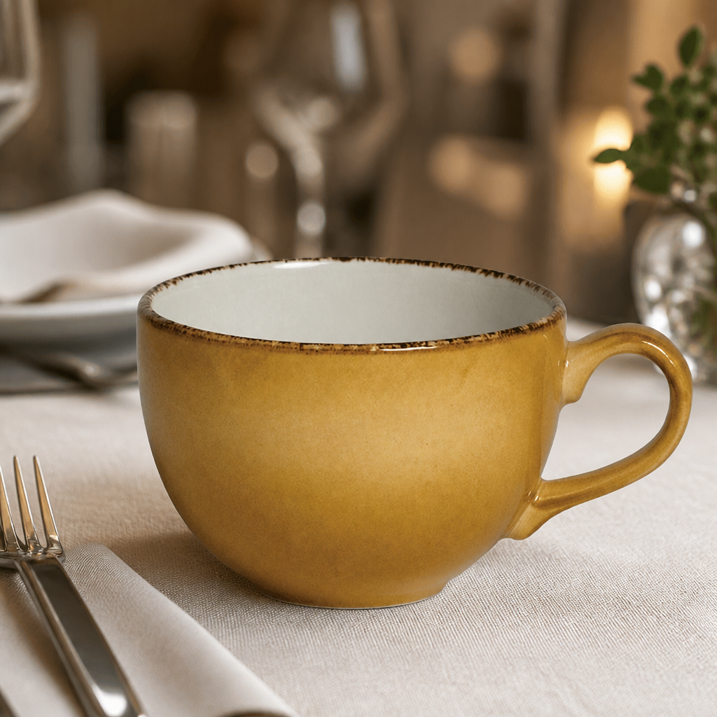 Commercial Mustard Low Cups 227ml - 36 Pack Catering Tableware