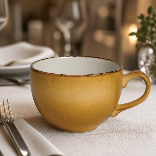 Commercial Mustard Low Cups 227ml - 36 Pack Catering Tableware