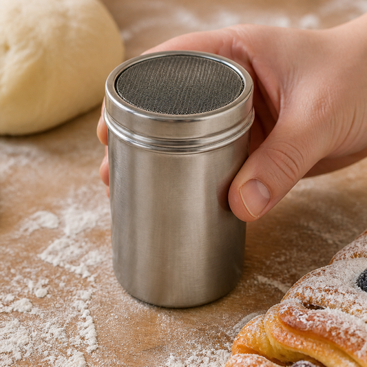 Commercial Mesh Sugar Dispenser 12.8cm Stainless Steel