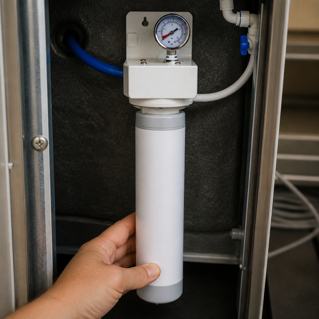 Commercial Ice Machine Water Filter with Antimicrobial Protection