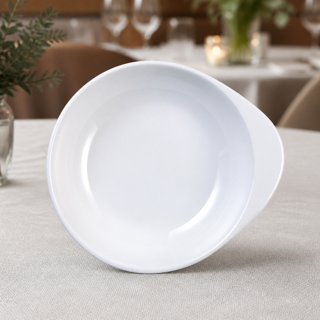 Commercial Round Pie Dishes 170mm 12 Pack Fine China
