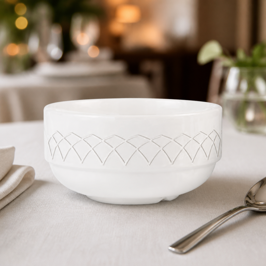 Commercial 275ml Unhandled Consomme Bowls - 24 Pack
