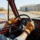 Premium Cow Grained Leather Lined Driving Gloves for General Handling and Gardening