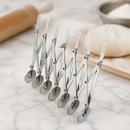 Commercial 7-Wheel Dough Cutter for Pastry and Cookie Making