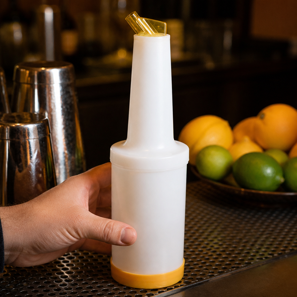 Commercial 946ml Spirit And Juice Pourer in Yellow